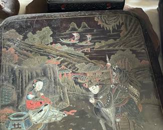 Japanese and Chinese lacquerware