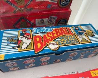 Vintage baseball box sets 