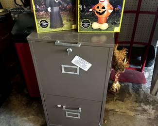 FILING CABINET BLOW UP HALLOWEEN DECOR