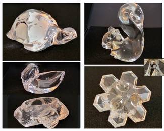 Small Glass Pieces including Swarovski