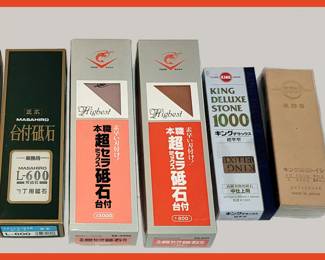 Sample of the Large Whet Stone Collection; All New in the Boxes; There are More!