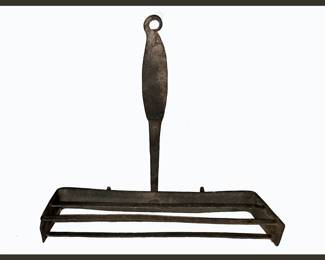 Antique Hand Forged Hearth Toaster