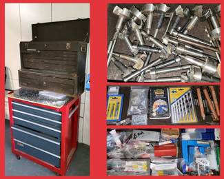 Tool Boxes FULL of Parts and Pcs for the Lathe and Bench Mill