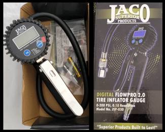 Jaco Digital Flowpro Tire Inflator Gauge; Brand New In Box