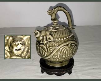Celadon Cadogan Upside Down Teapot