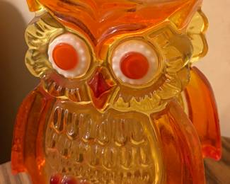 Vintage 1960’s Lucite Owl Napkin / Letter Holder 