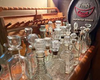 Extensive (& polished) Decanter Collection