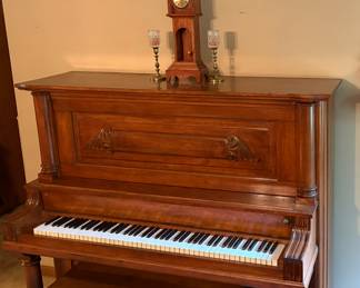 Beautiful Antique Piano • Custom Refinishing, Would Be A Great Statement Piece / Addition To Any Home