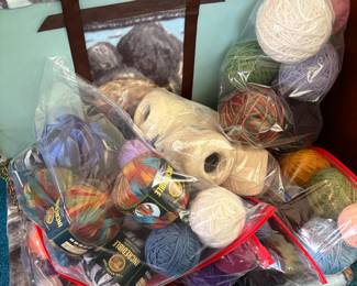 Lots of yarn!
