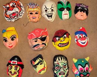 Vintage Halloween Costume Masks