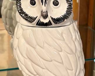 mottahedeh ceramic owl jar