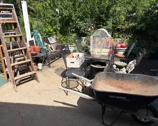 Ladders, Birdcages, Outdoor Lawn & Garden Items