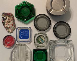 Polished Vintage Ashtray Collection