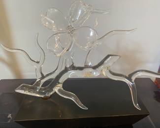  1985 FRABEL DOGWOOD TREE SCULPTURE 