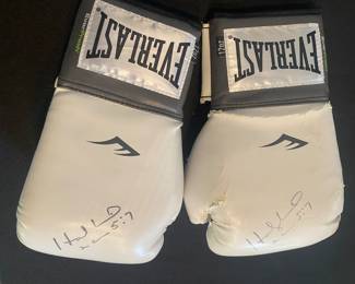 AUTOGRAPH EVANDER HOLYFIELD BOXING GLOVES 