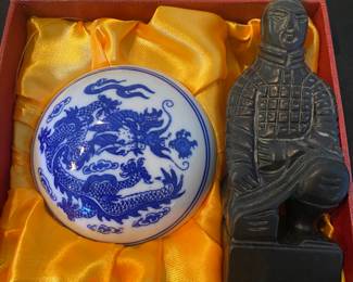 Chinese stamp and ink pad