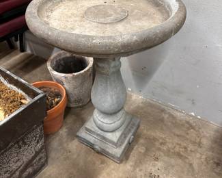 Concrete Bird Bath