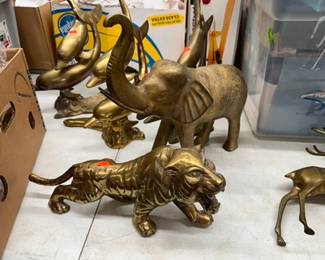 4 Brass Animals