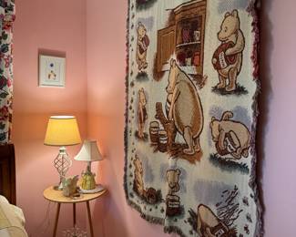 Winnie the Pooh collectibles, linens, snowglobes, plushies, books you name it. Ranges from 90s-Current, mostly current.
Many collectibles have original boxes
Nightlights
Lamps
Books
Beautiful bookends with boxes
Eye-catching collector's plates
Royal Doulton
AND MORE!!