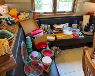 Booth itself is built-in and not for sale- but the items are!