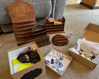 Thimble collection! Cute racks too!