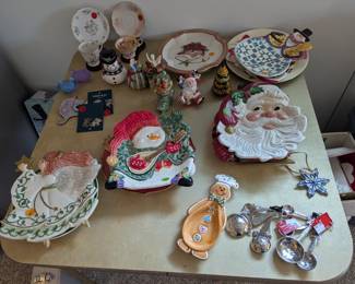 Fitz and Floyd Christmas collectibles