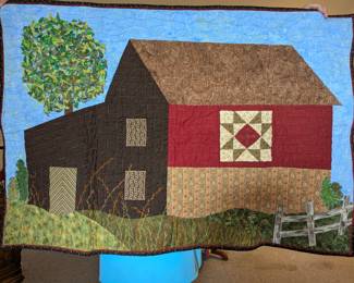 Quilted wall hanging