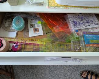 Quilting rulers.