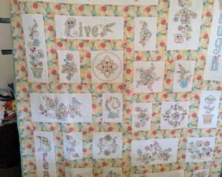 Quilt Love Love Laugh Dream