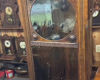 Tiger Oak Grandfather Clock Case
