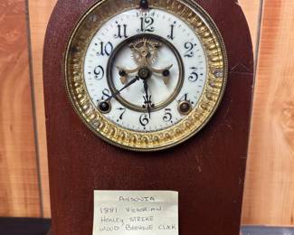 1881 ANSONIA Wood Beehive Clock