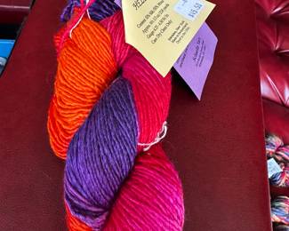 Beautiful knitting yarns
