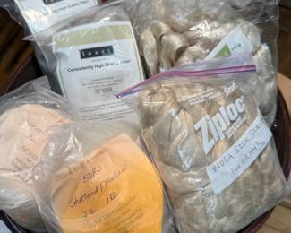 Beautiful, luxurious spinning fibers.