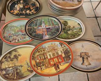 Vintage Sunshine Biscuit Tin Trays