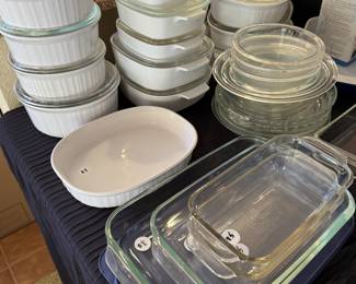Corning and Pyrex bakeware