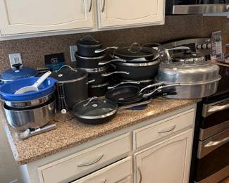 La Creuset and Calphalon Cookware