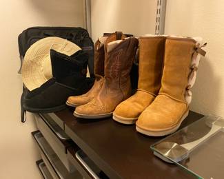 boots, hats