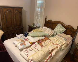 linens, quilts, towels