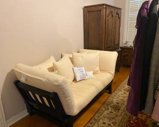 walnut daybed/couch
