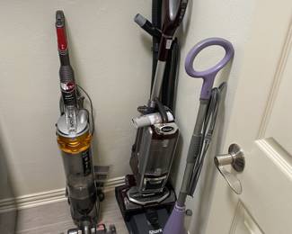 Dyson and shark vacuum cleaners