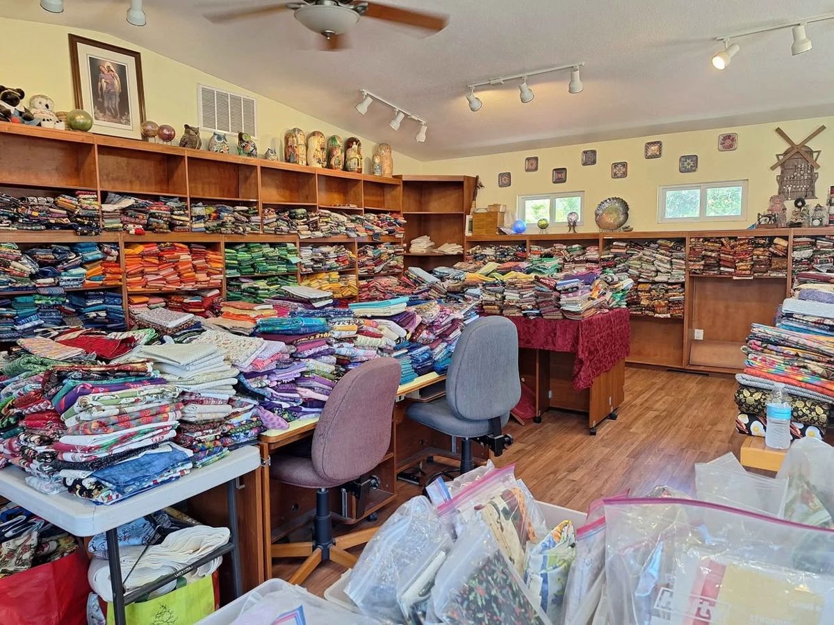 LOTS AND LOTS OF BEAUTIFUL FABRICS!