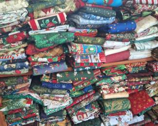 AND MORE AND MORE FABRIC!
