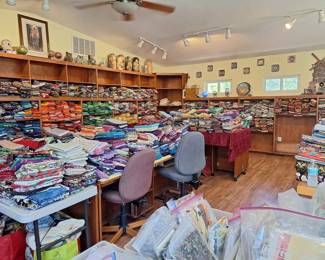 LOTS AND LOTS OF BEAUTIFUL FABRICS!