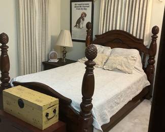 Queen bed with mattress