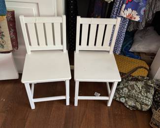 2 children’s chairs - sturdy and in excellent condition