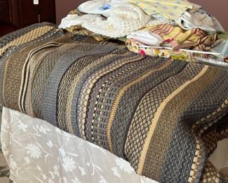 New woven rug- great colors and design