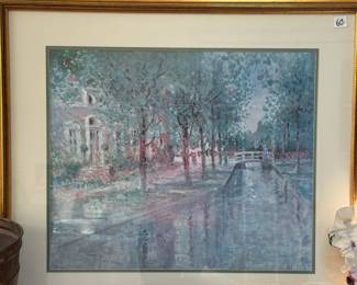 Money print - beautifully framed