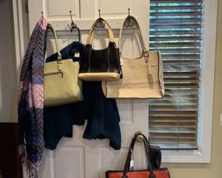 Lots of designer and very nice clothes and purses