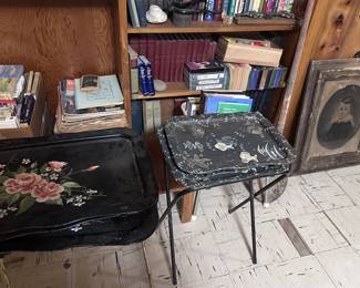 2 sets of TV Trays (4 in each set)