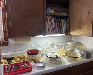 Vintage Dishes , Glassware and Silverware